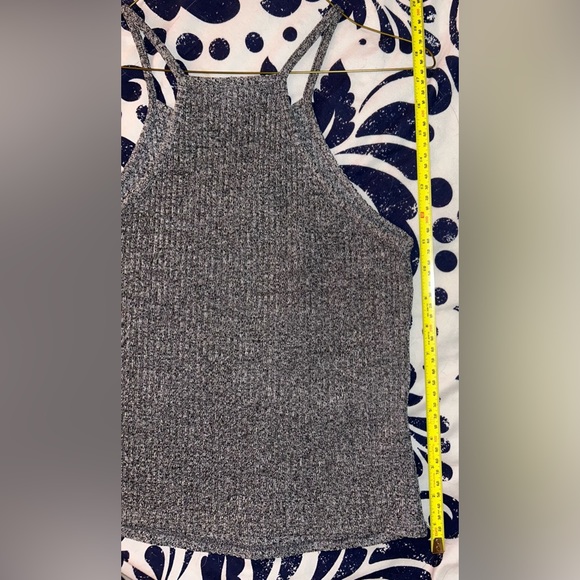 Poetry Grey Ribbed Top - Picture 4 of 8